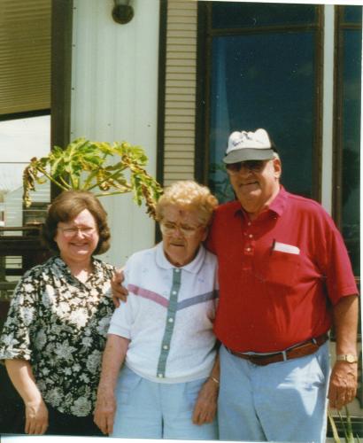 Mom, Dad, and grandma Wykert